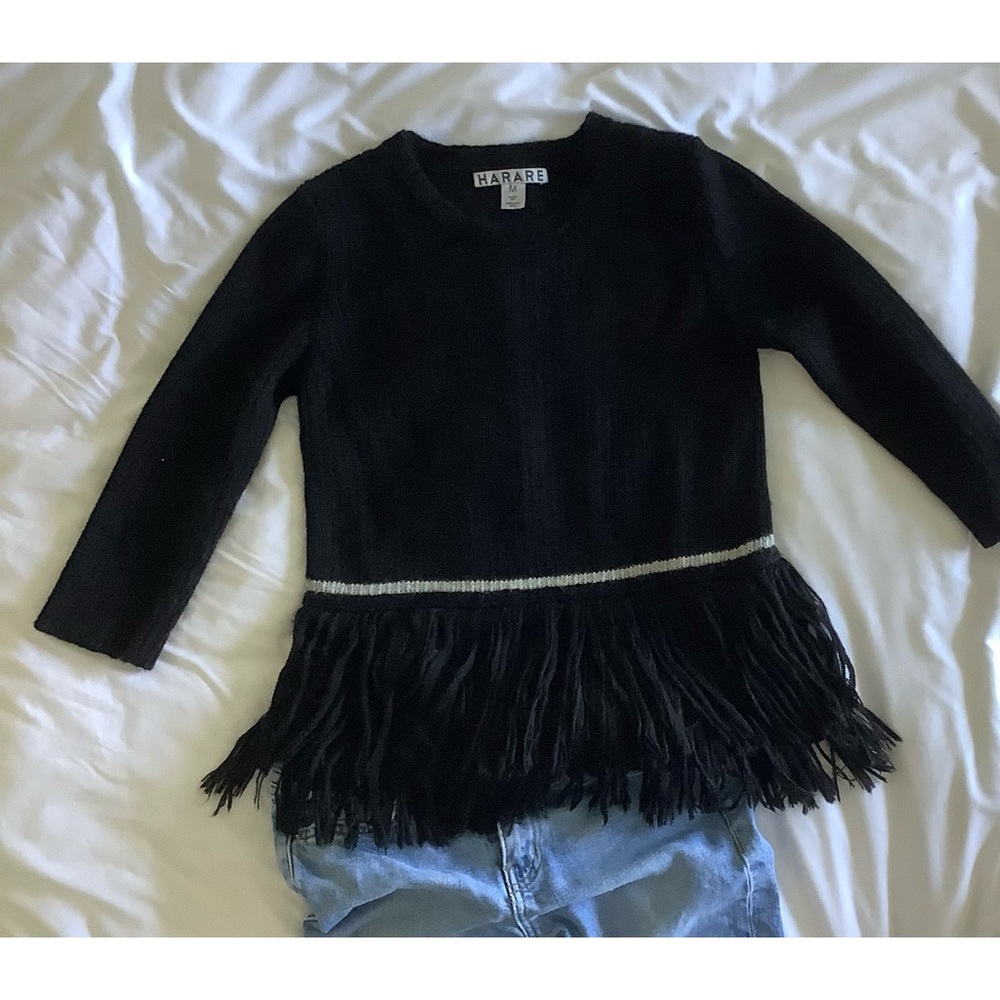 Anthropologie Harare Black Alpaca Sweater Size M- SOLD